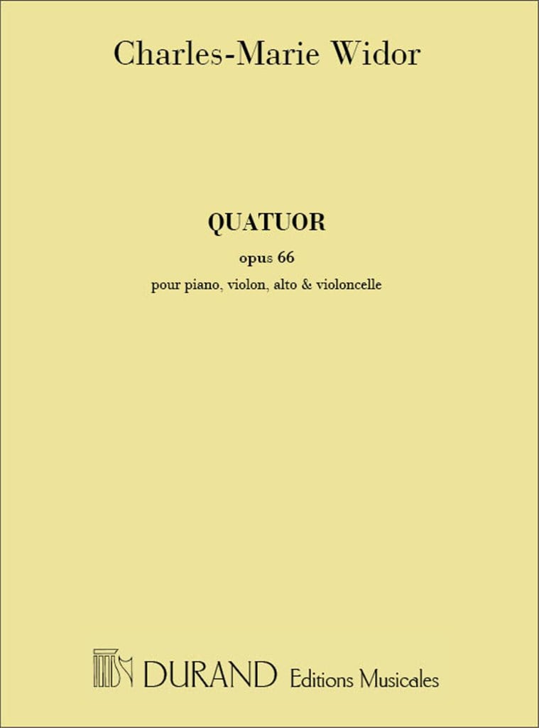 Quatuor Piano-Vln-Vla-Vlc
